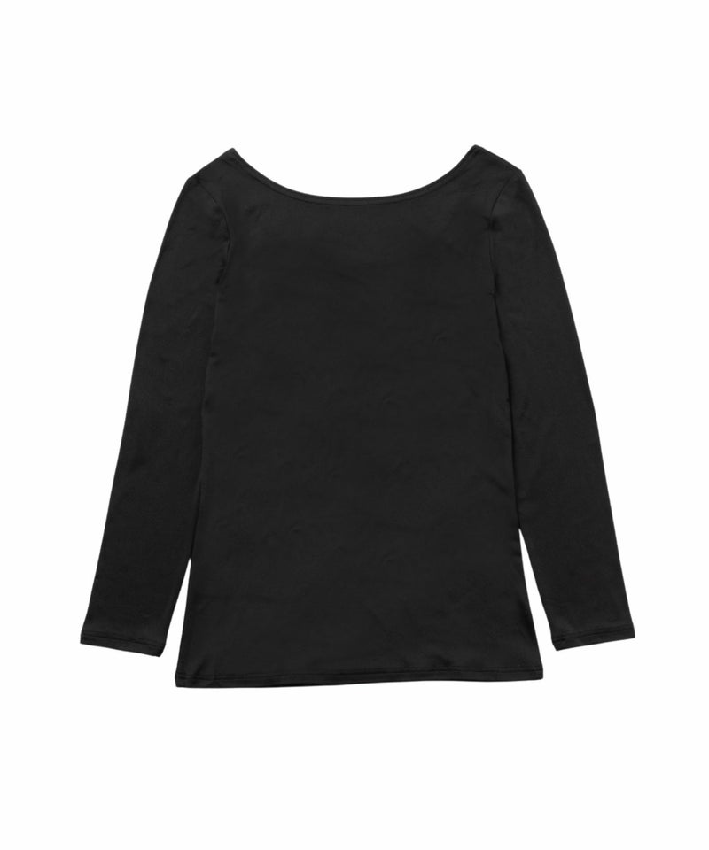 MAC HEAT  UネックインナーTシャツ8分袖 レディース メール便 対応商品商品画像-7