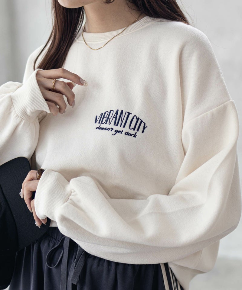 UNDERWRAPS サガラ刺繍トレーナー レディース商品画像-2