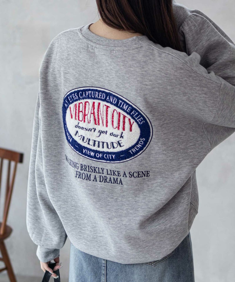 UNDERWRAPS サガラ刺繍トレーナー レディース商品画像-5