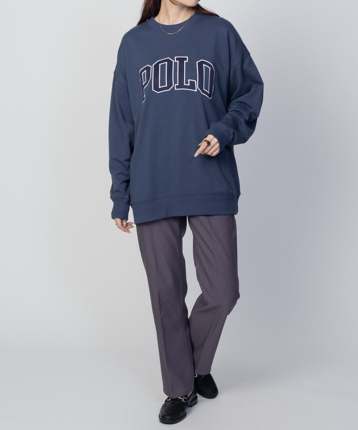 POLO BCS ロゴワッペントレーナー レディース