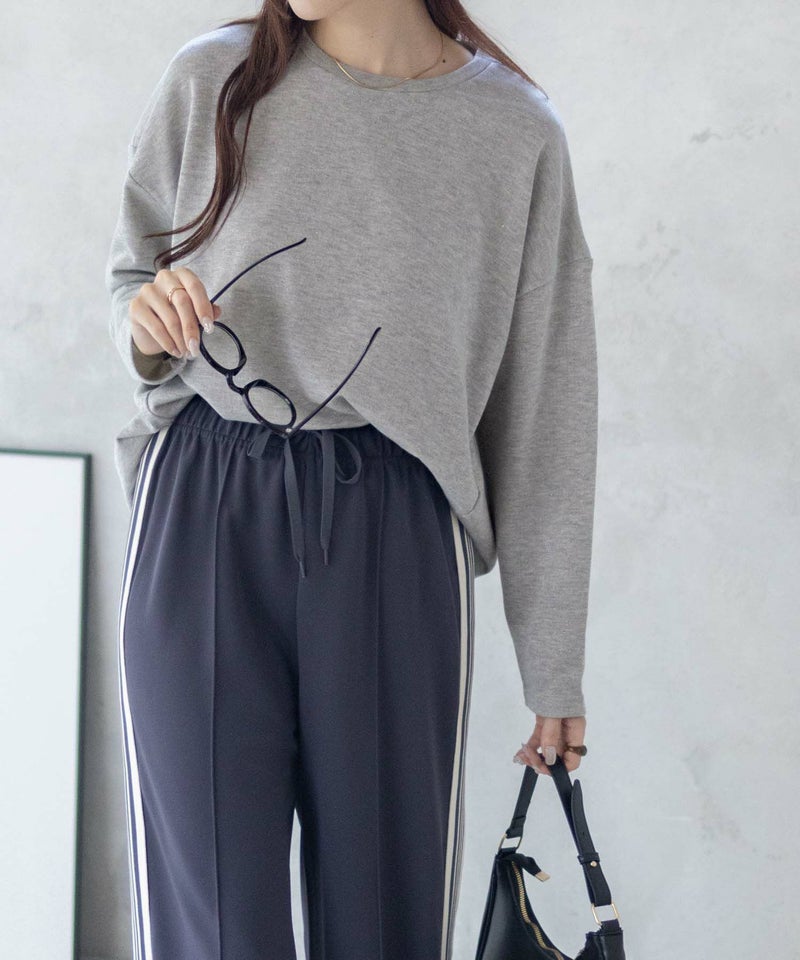 nAvy ラメ裏毛コクーンプルオーバー レディース商品画像-5