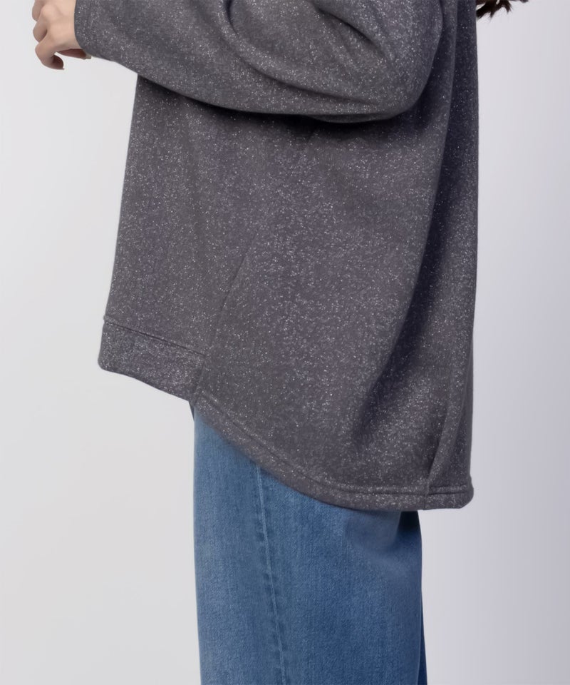 nAvy ラメ裏毛コクーンプルオーバー レディース商品画像-13