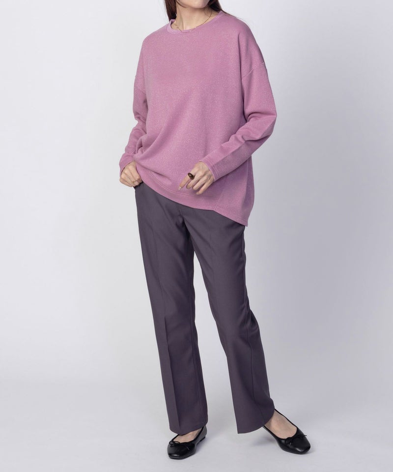 nAvy ラメ裏毛コクーンプルオーバー レディース商品画像-18