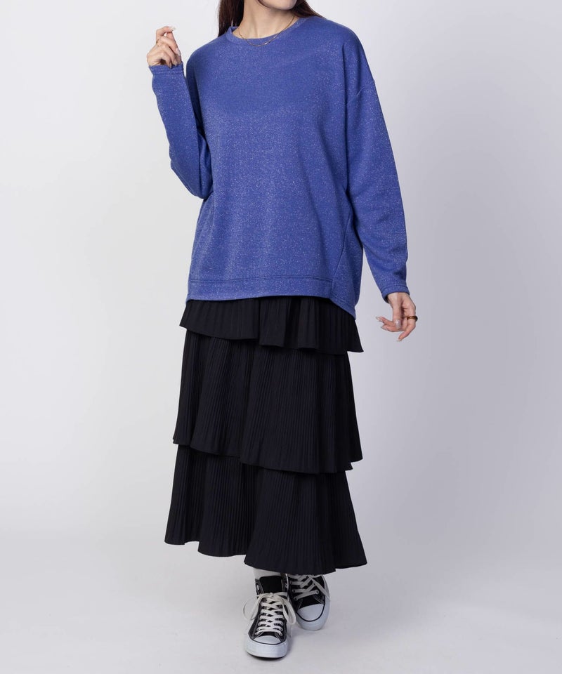 nAvy ラメ裏毛コクーンプルオーバー レディース商品画像-21