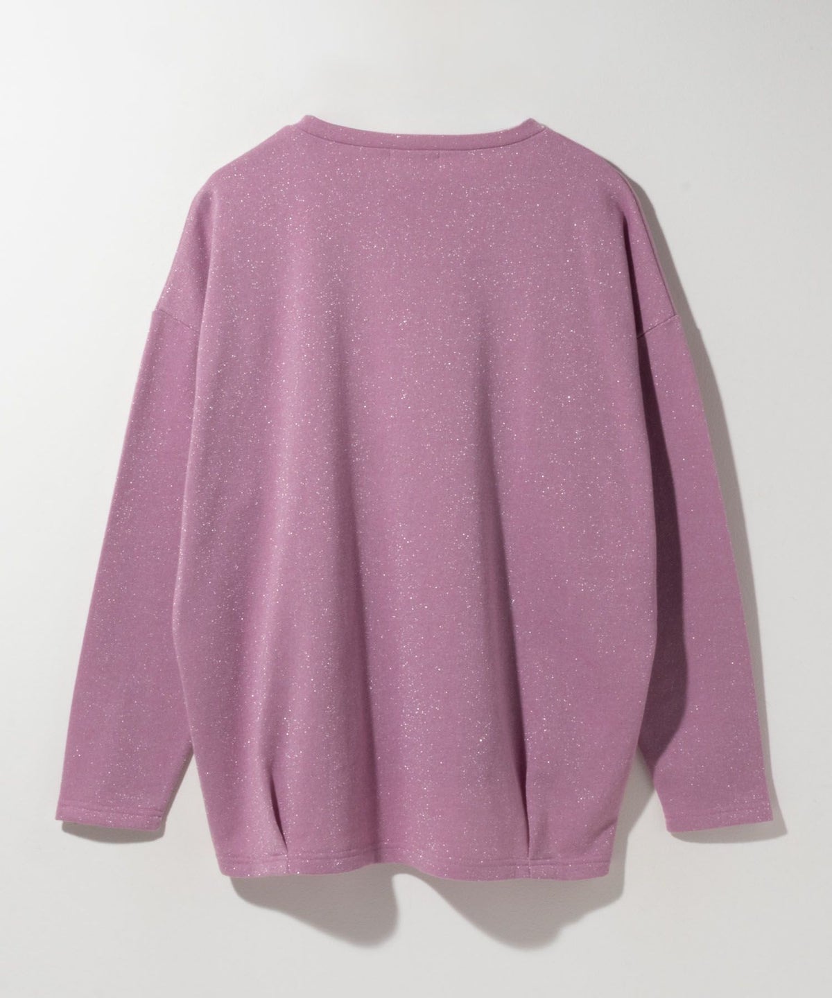 nAvy ラメ裏毛コクーンプルオーバー レディース