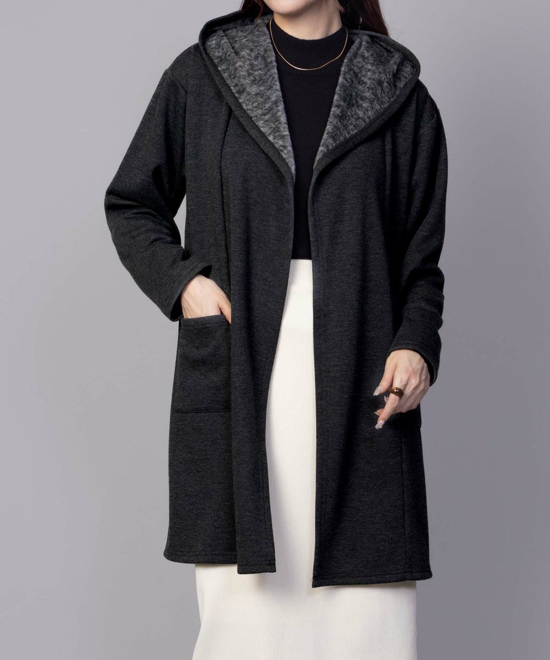 nAvy  温℃裏シャギートッパーカーディガン レディース商品画像-8