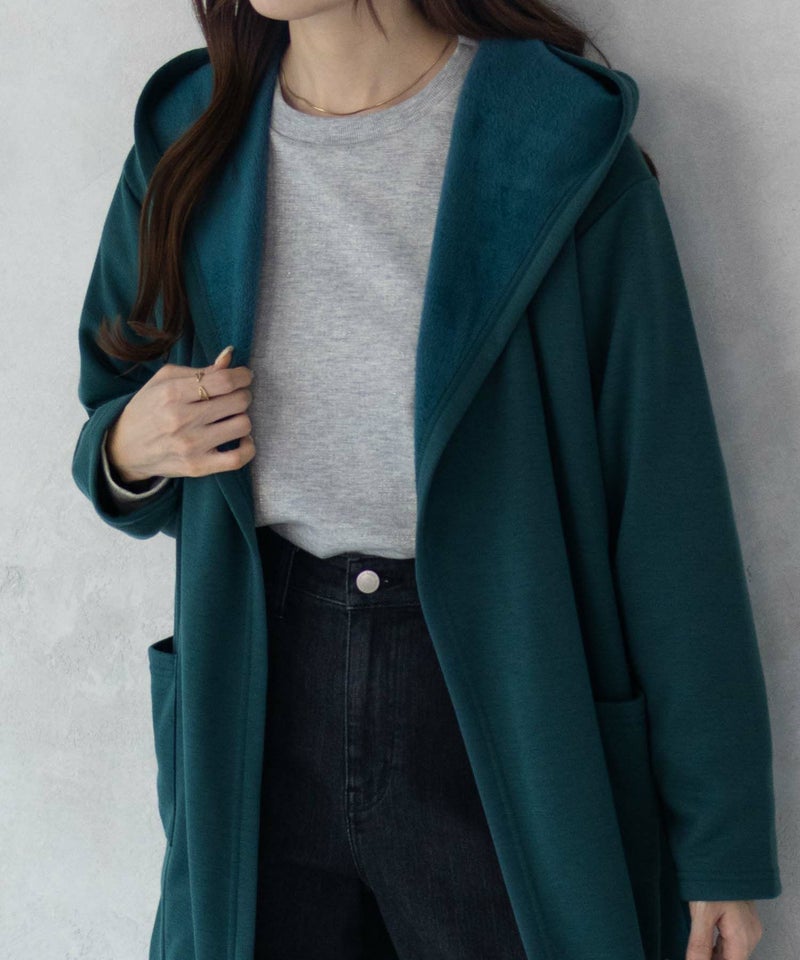 nAvy 温℃裏シャギートッパーカーディガン レディース商品画像-22