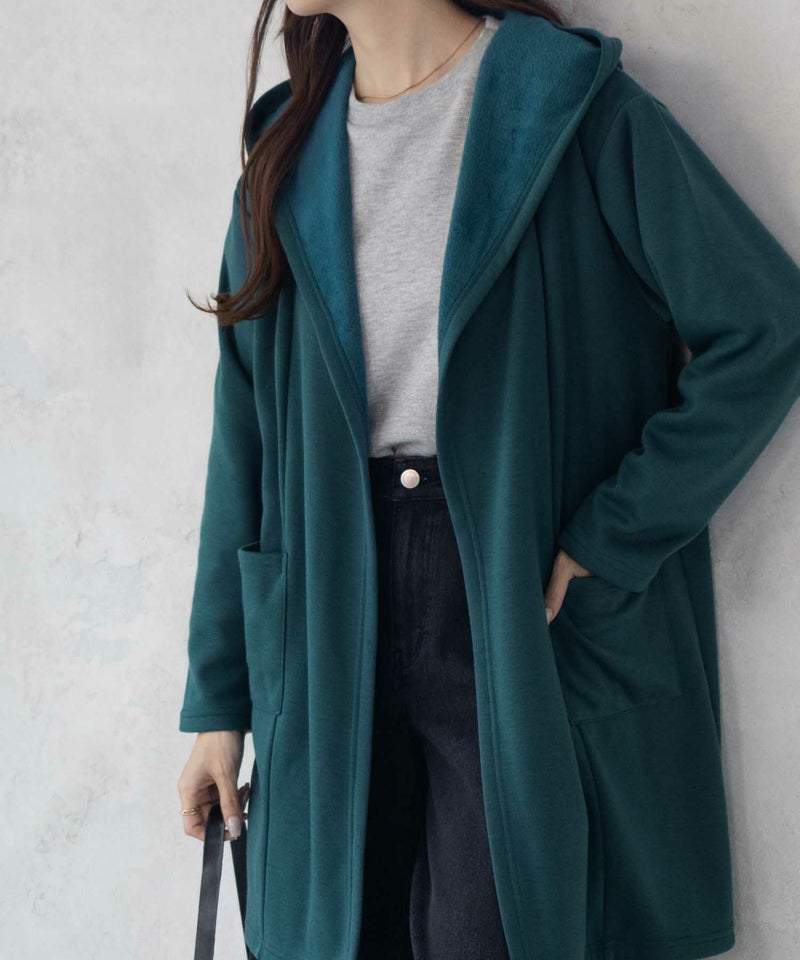 nAvy 温℃裏シャギートッパーカーディガン レディース商品画像-23