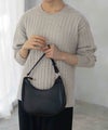 [期間限定knit]nAvy  もちり もちもち 洗えるニット 肩ボタンクルーネック レディース商品サムネイル-12