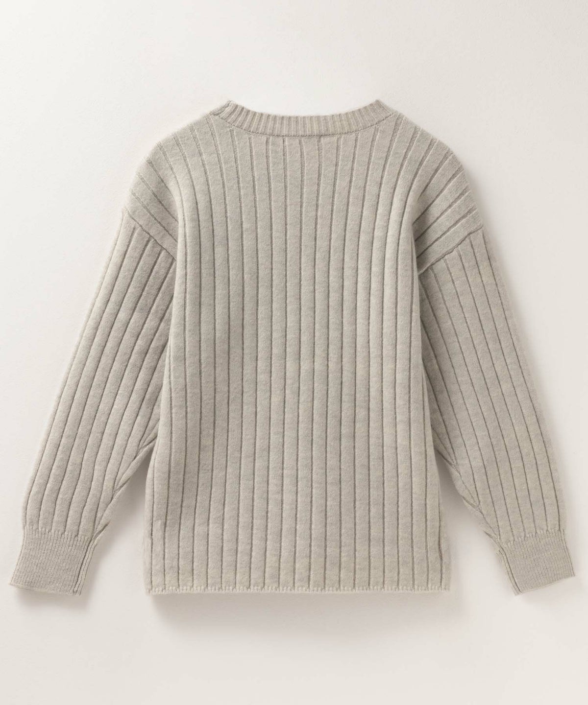 nAvy もちり もちもち 洗えるニット 肩ボタンクルーネック レディース