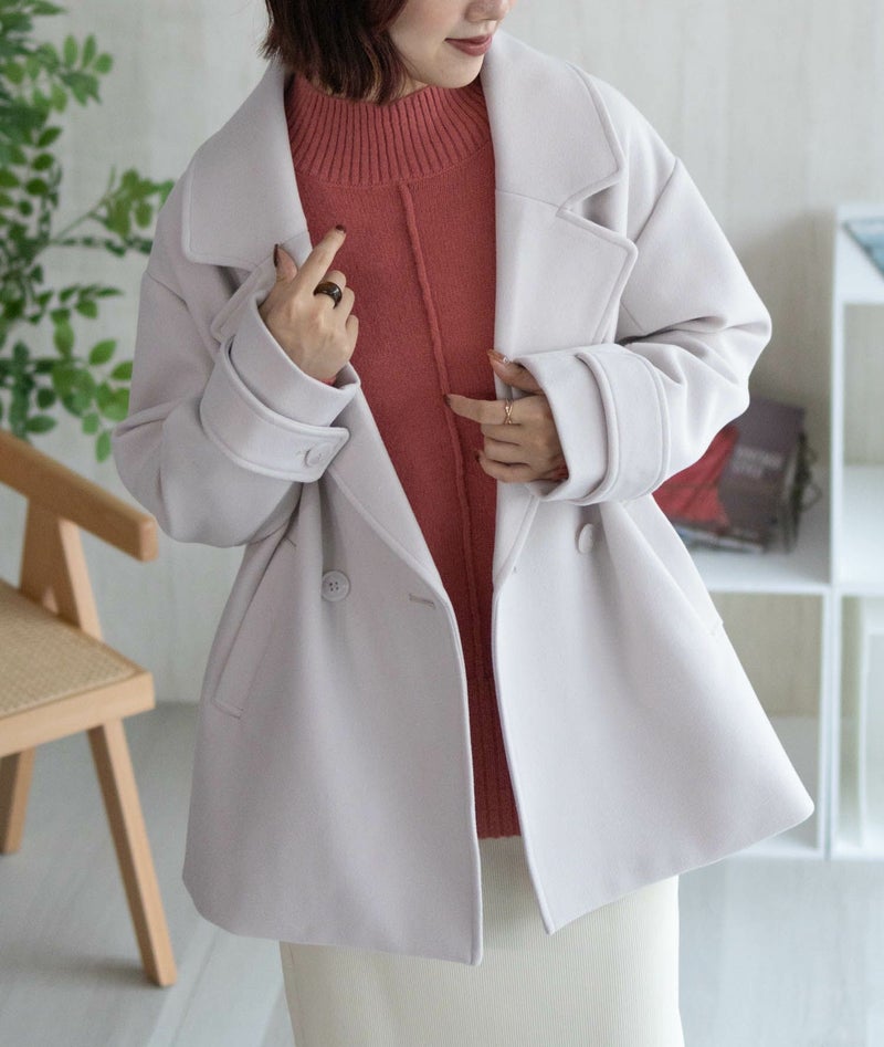 nAvy もちり もちもち 洗えるニット 切替ハイネック レディース商品画像-17