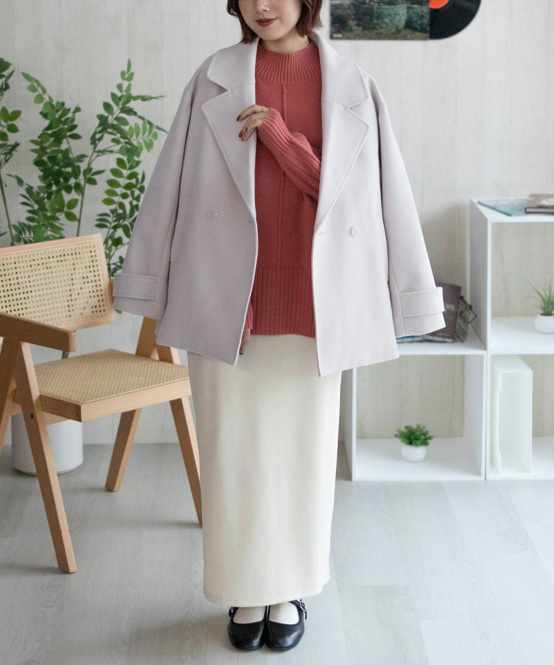 nAvy もちり もちもち 洗えるニット 切替ハイネック レディース商品画像-20