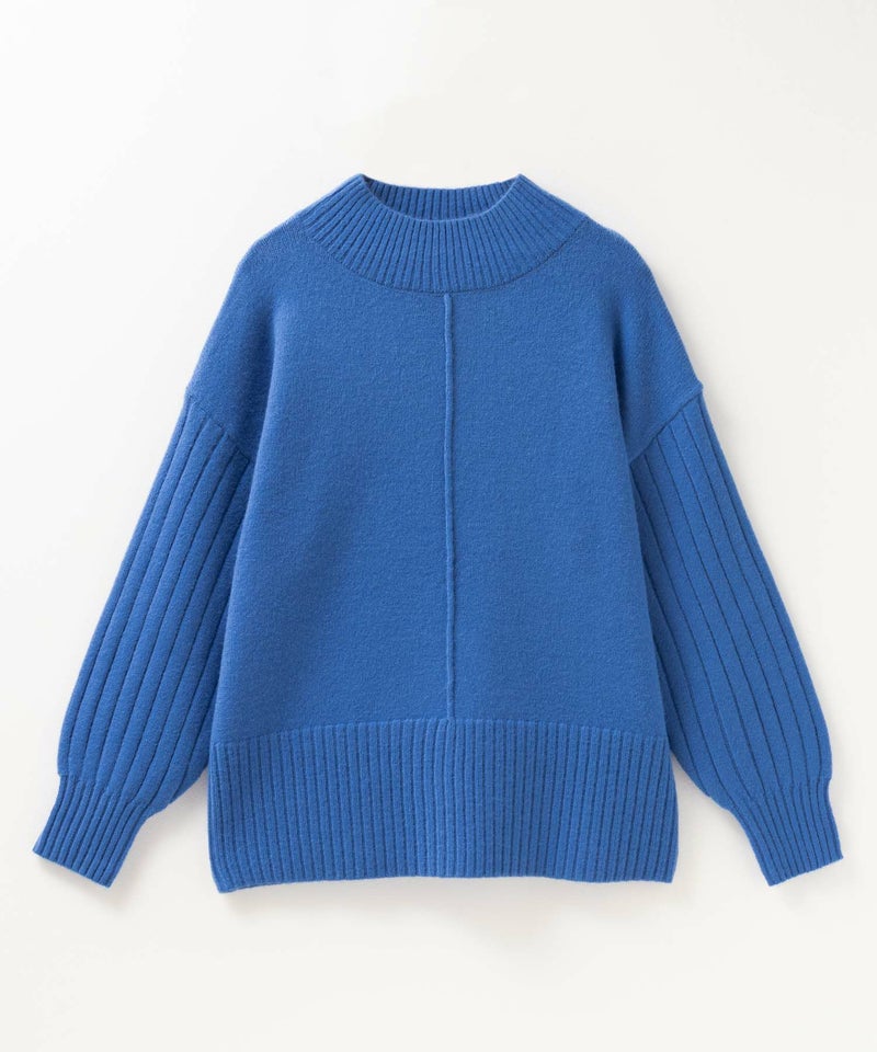 nAvy  もちり もちもち 洗えるニット 切替ハイネック レディース商品画像-21