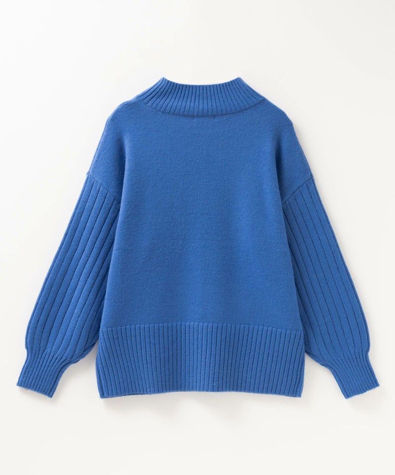 nAvy もちり もちもち 洗えるニット 切替ハイネック レディース商品画像-22