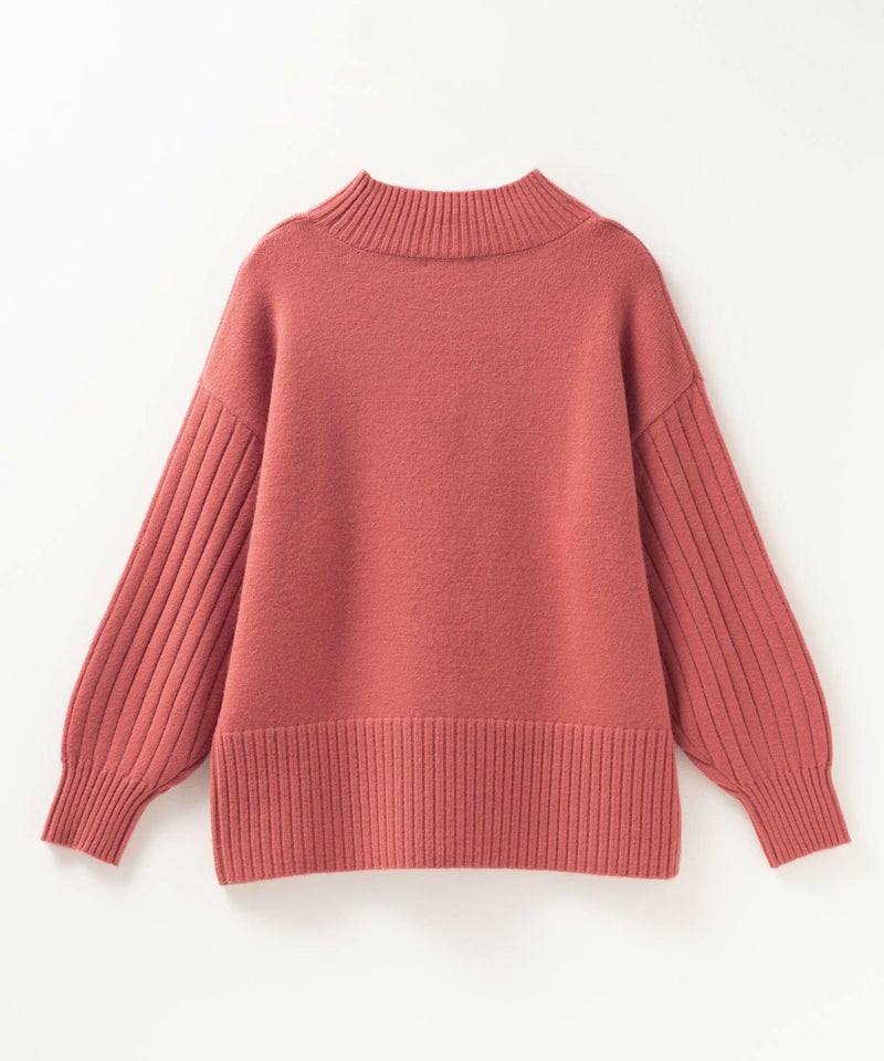 nAvy もちり もちもち 洗えるニット 切替ハイネック レディース商品画像-26