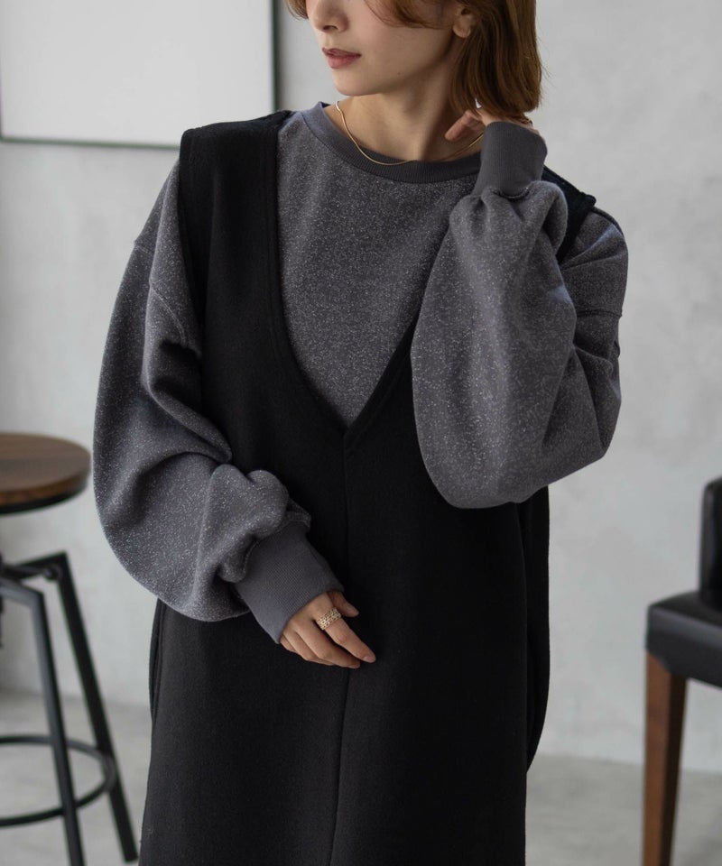 Howdy Marie ポンチ素材 ジャンパースカート レディース商品画像-3