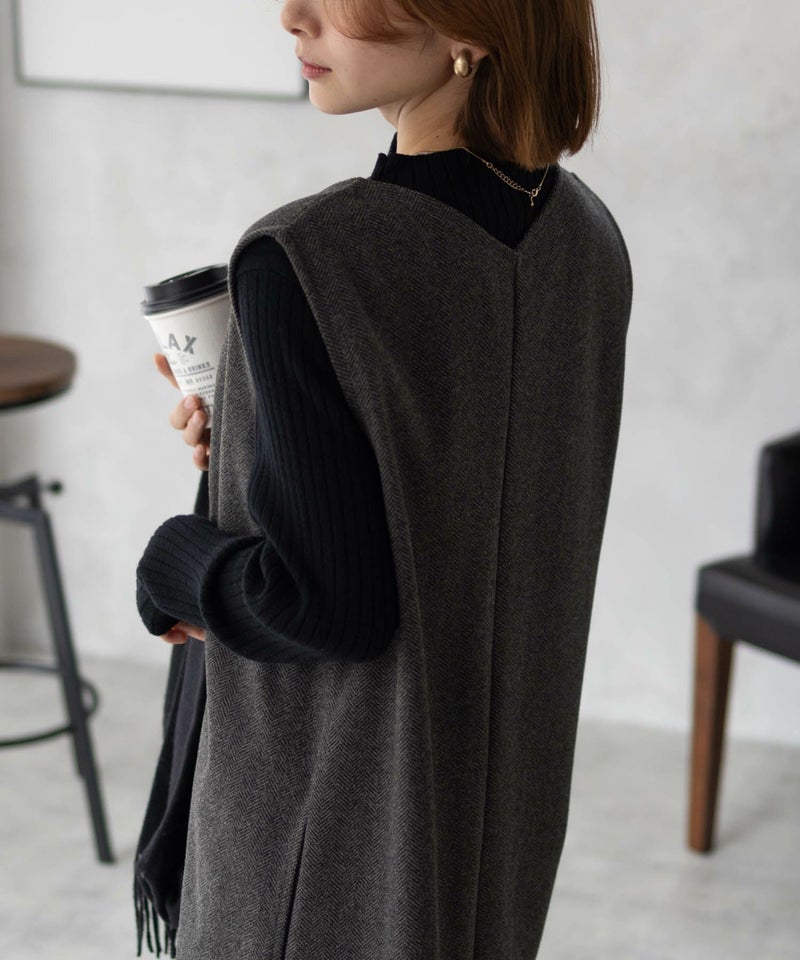 Howdy Marie  ポンチ素材 ジャンパースカート レディース商品画像-8