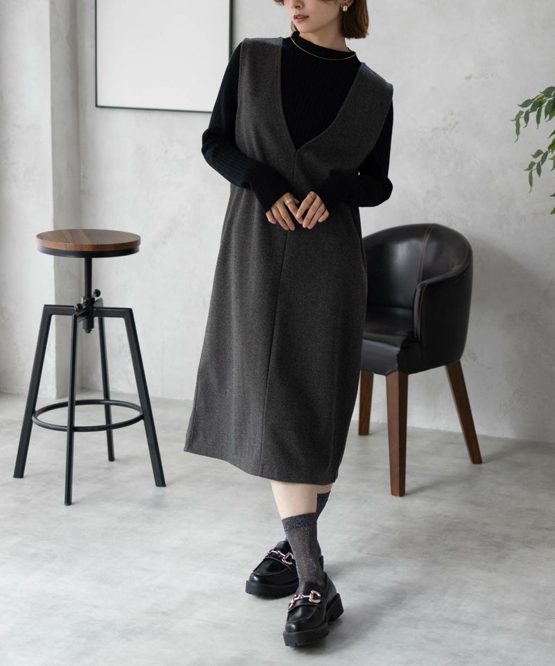 Howdy Marie ポンチ素材 ジャンパースカート レディース商品画像-9