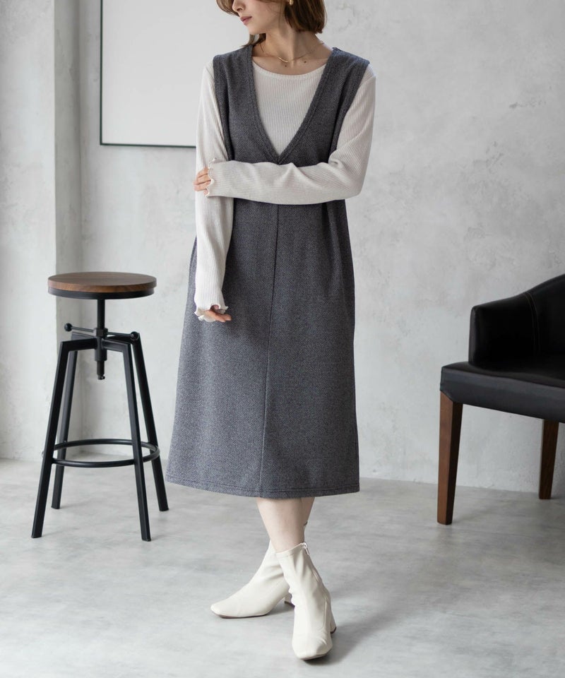 Howdy Marie ポンチ素材 ジャンパースカート レディース商品画像-13