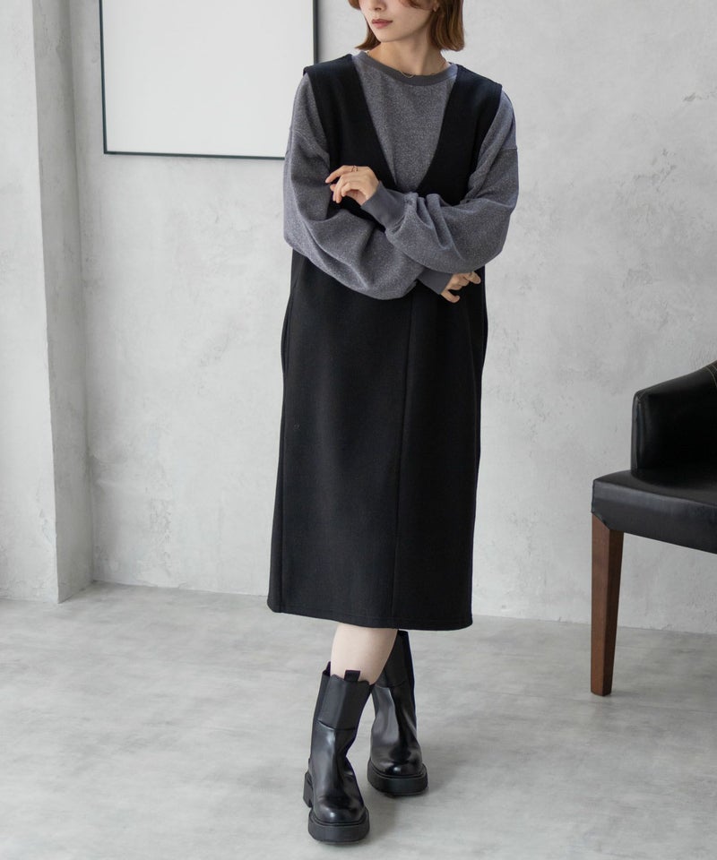 Howdy Marie ポンチ素材 ジャンパースカート レディース商品画像-17