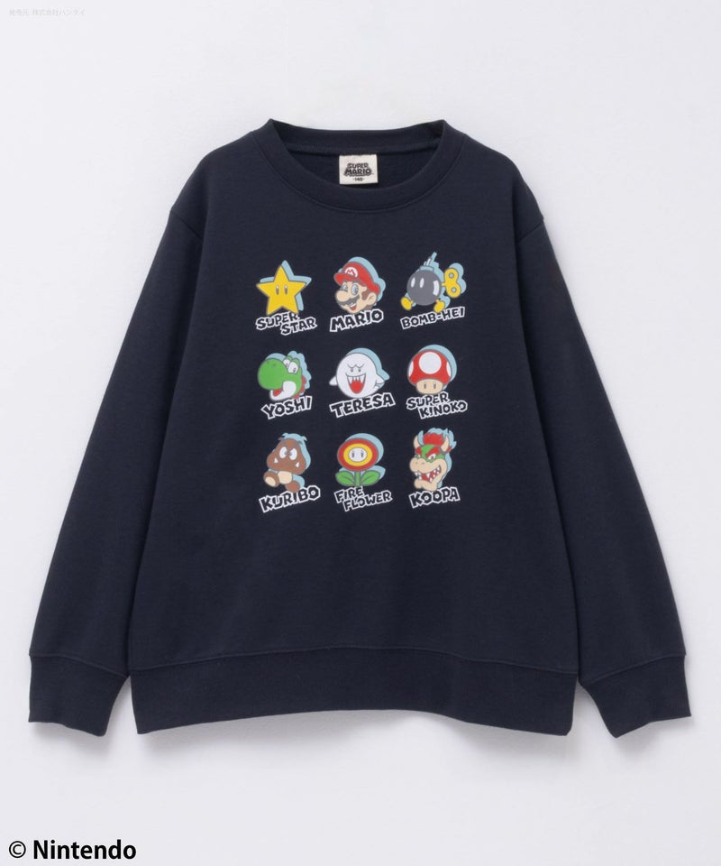 スーパーマリオ トレーナー キッズ商品画像-1