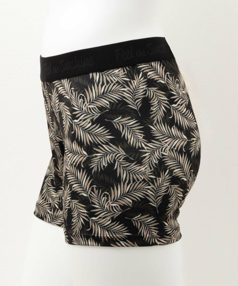 NAVY メッシュボクサーパンツ リーフ柄 メンズ メール便 対応商品商品画像-2