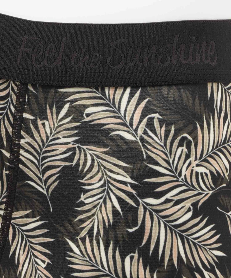 NAVY メッシュボクサーパンツ リーフ柄 メンズ メール便 対応商品商品画像-4