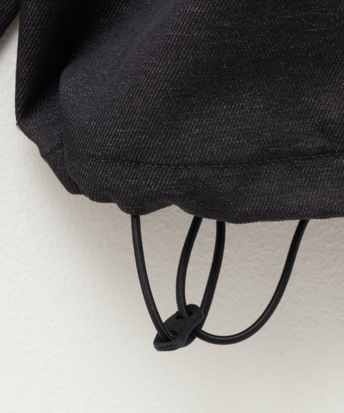 NAVY FIT デニムライクストレッチリブブルゾン メンズ