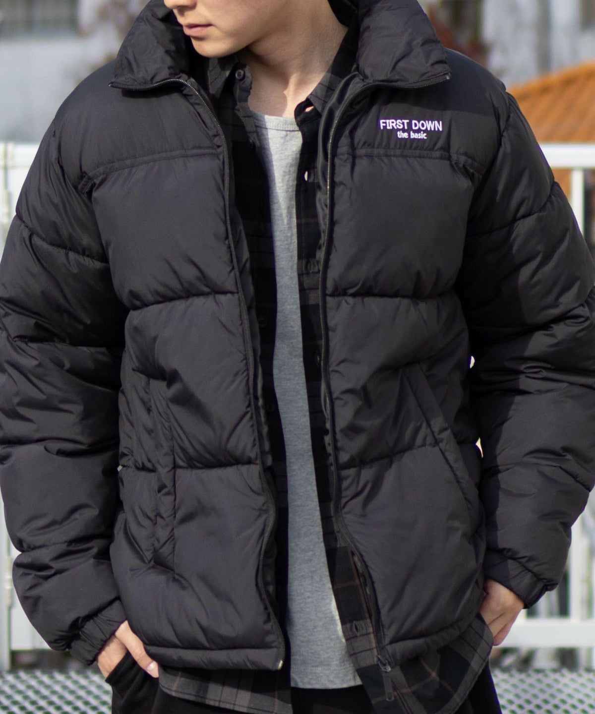 FIRS TDOWN the basic マイクロポリ中綿アウター メンズ