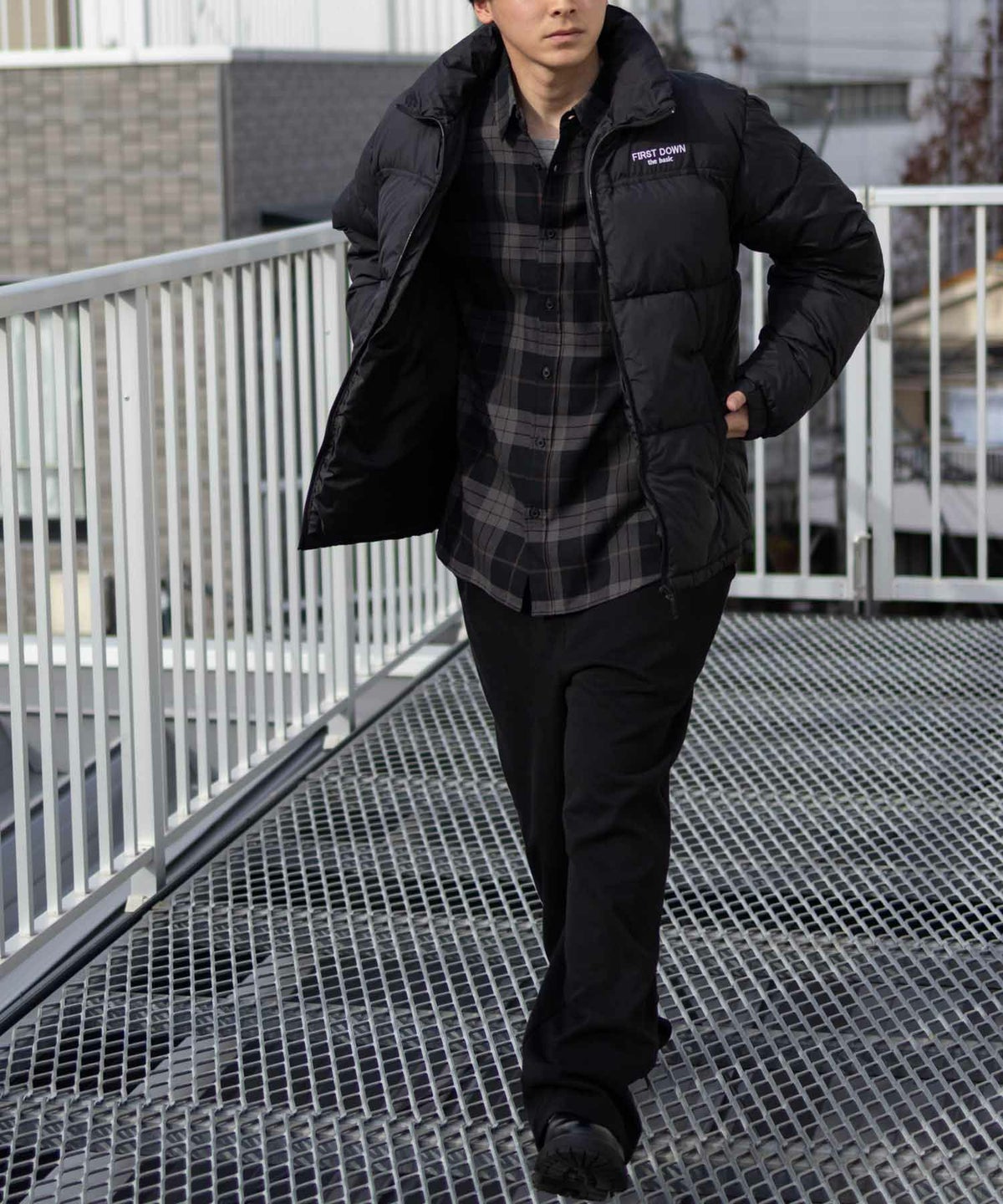 FIRS TDOWN the basic マイクロポリ中綿アウター メンズ