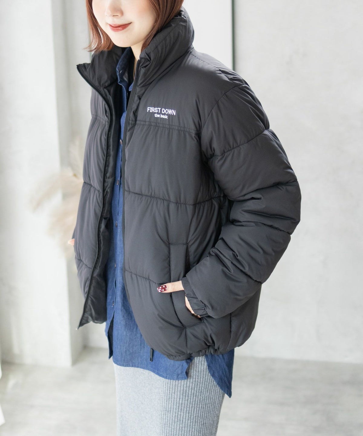 FIRS TDOWN the basic マイクロポリ中綿アウター メンズ