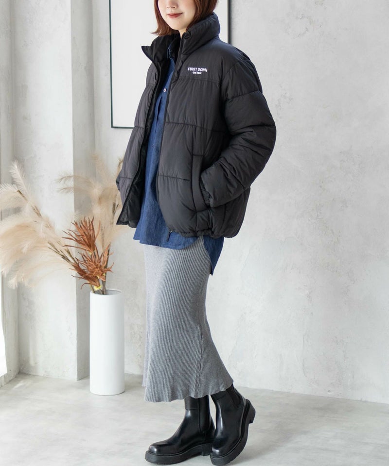 FIRST DOWN  the basic マイクロポリ中綿アウター メンズ商品画像-14