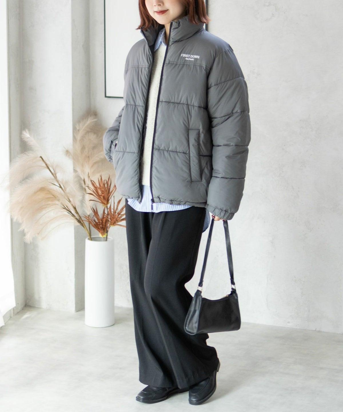 FIRS TDOWN the basic マイクロポリ中綿アウター メンズ