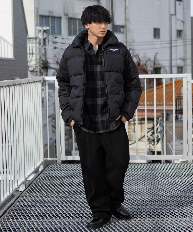 FIRST DOWN  the basic マイクロポリ中綿アウター メンズ商品画像-37