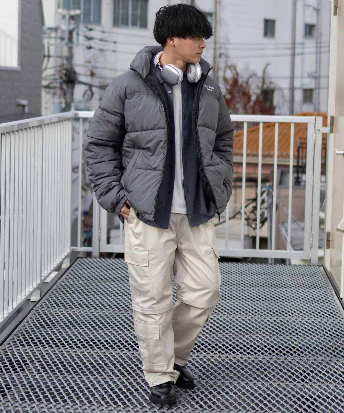 FIRS TDOWN the basic マイクロポリ中綿アウター メンズ