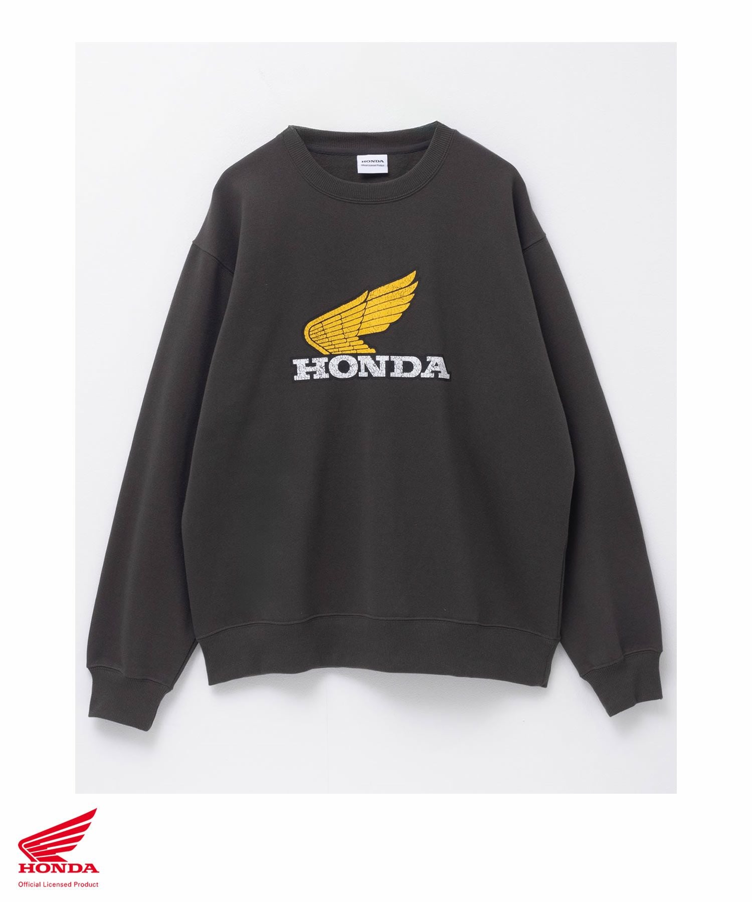 Honda スウェットクルーネック メンズ