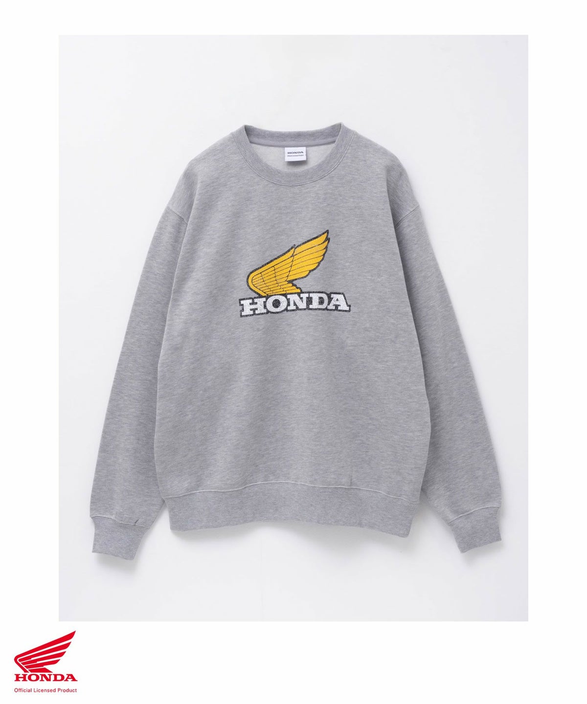 Honda スウェットクルーネック メンズ