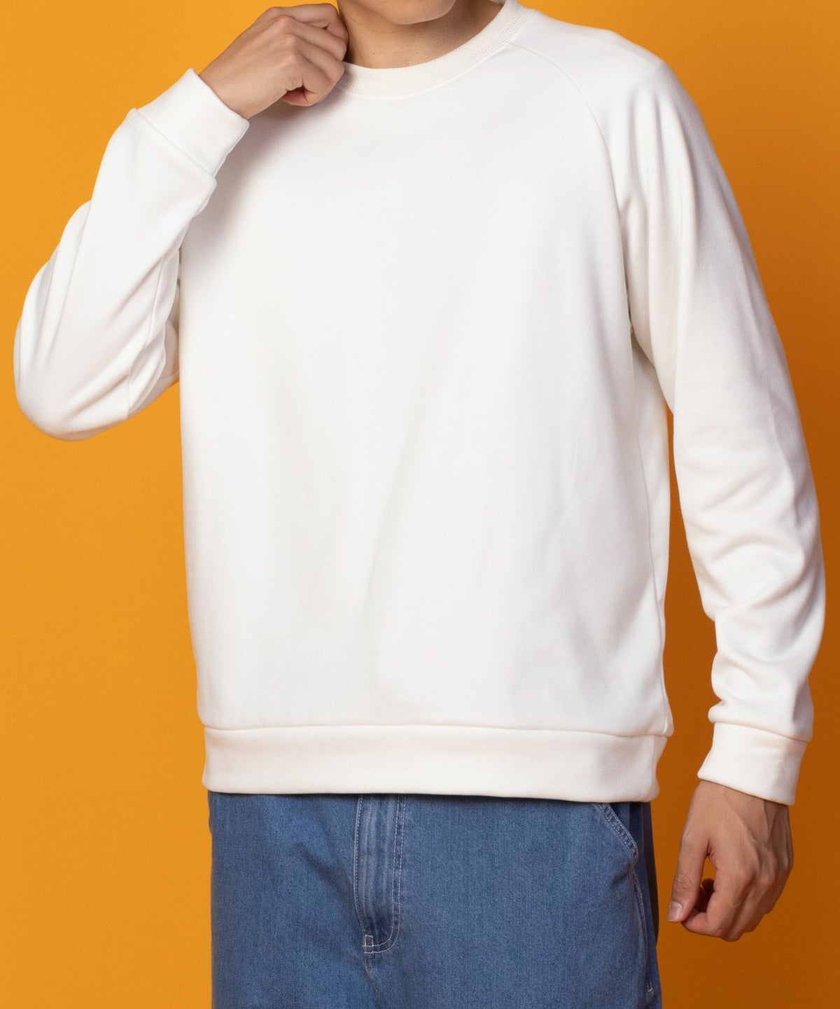 NAVY 温℃ ベルボアクルーネック メンズ