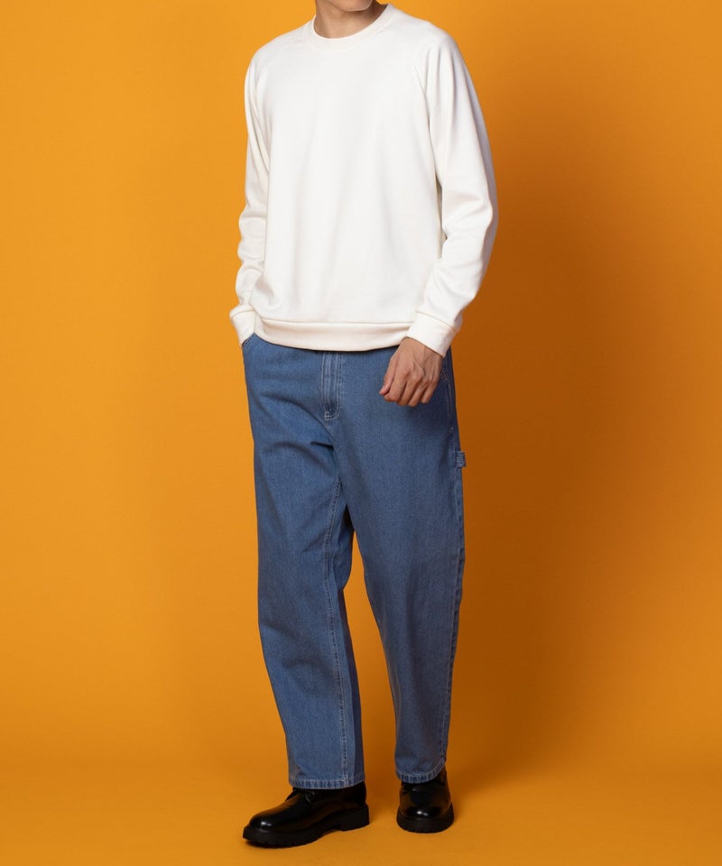 NAVY 温℃ ベルボアクルーネック メンズ商品画像-5