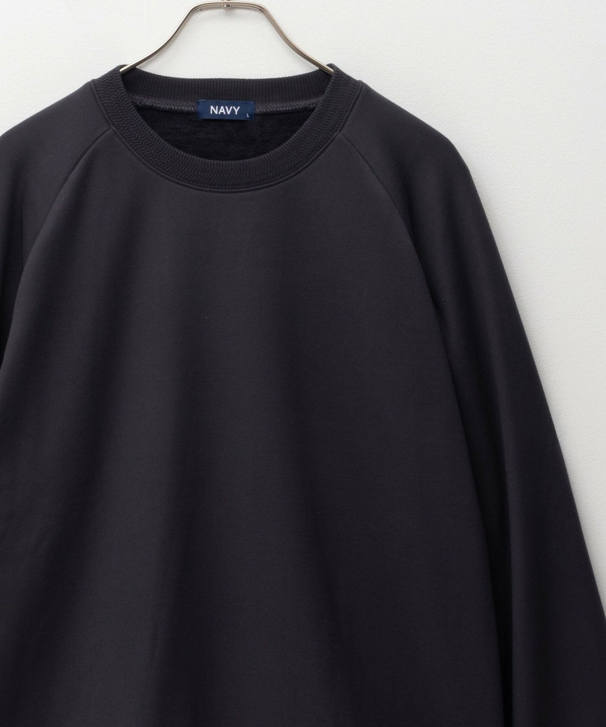 NAVY 温℃ ベルボアクルーネック メンズ