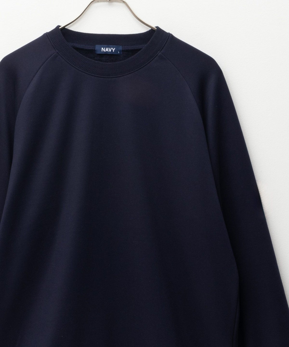 NAVY 温℃ ベルボアクルーネック メンズ