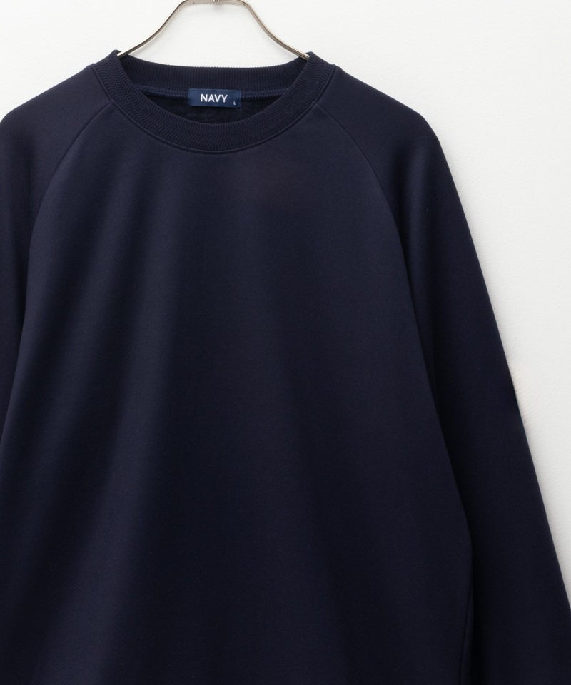 NAVY  温℃ ベルボアクルーネック メンズ商品画像-9