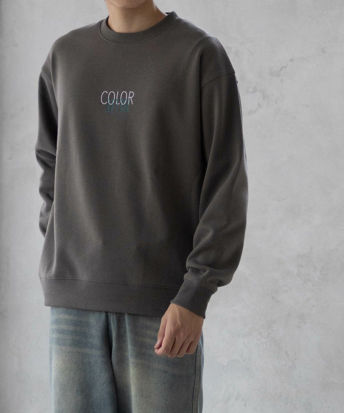 Real Standard 裏起毛スウェットクルーネック メンズ