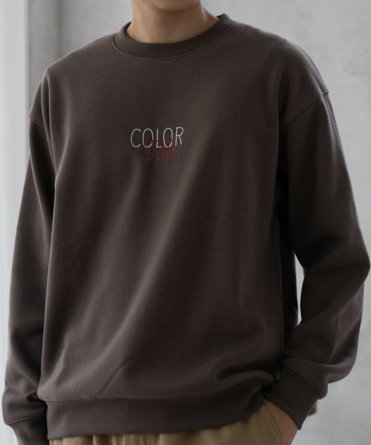 Real Standard 裏起毛スウェットクルーネック メンズ