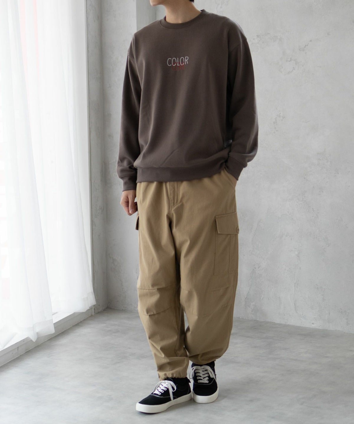 Real Standard 裏起毛スウェットクルーネック メンズ