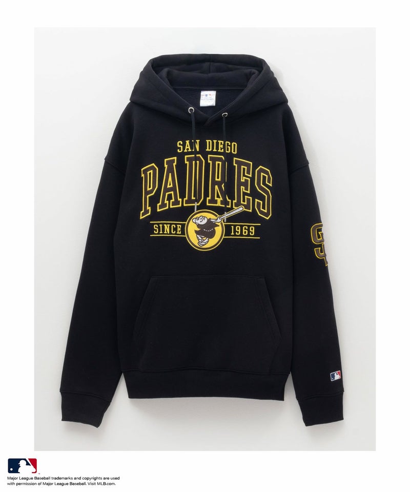 MLB  裏起毛スウェットプルオーバーパーカー メンズ商品画像-1