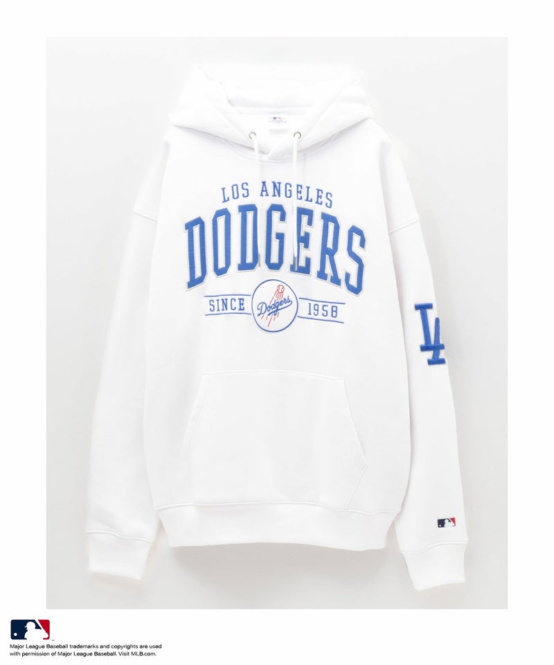 MLB 裏起毛スウェットプルオーバーパーカー メンズ商品画像-3