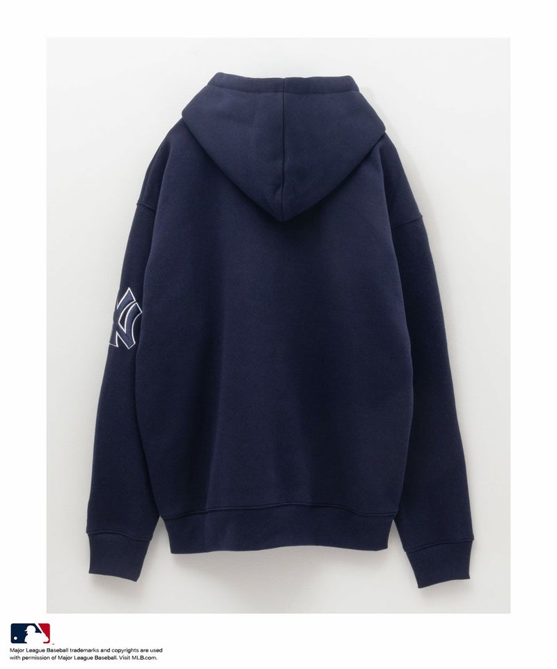 MLB  裏起毛スウェットプルオーバーパーカー メンズ商品画像-6