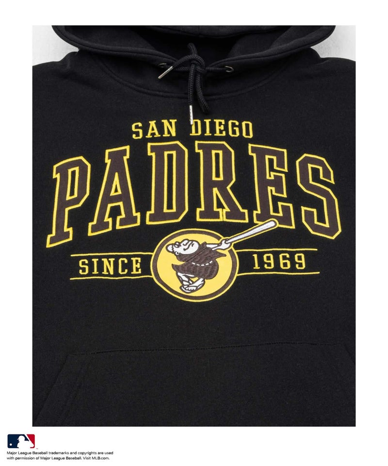 MLB 裏起毛スウェットプルオーバーパーカー メンズ商品画像-7