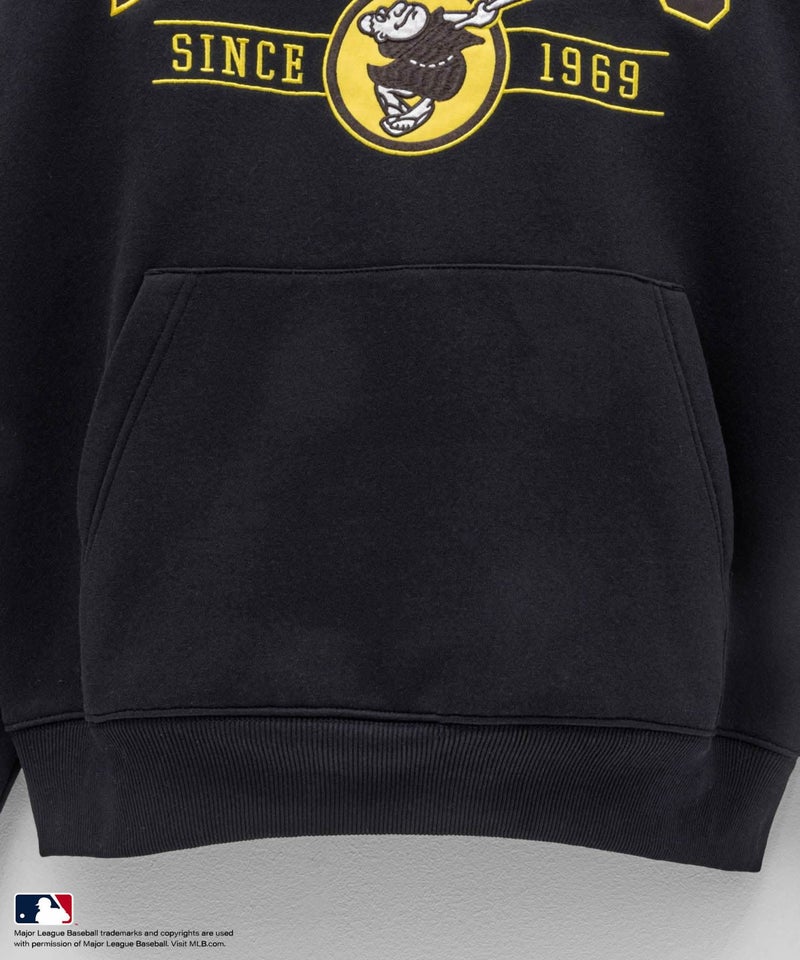 MLB 裏起毛スウェットプルオーバーパーカー メンズ商品画像-8